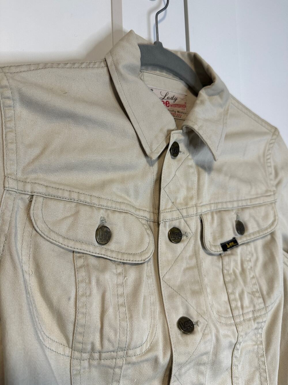 191. Vintage Lee cropped jacket; approx size Small